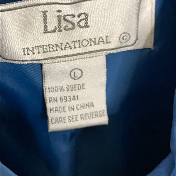 Light Blue Suede Jacket - Picture 4 of 7